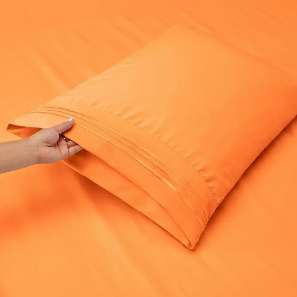 Apricot Egyptian Comfort Bed Sheets 4 Piece! Sale!